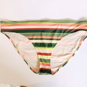 Aerie Vertical Strip Bikini Bottom Size XXL